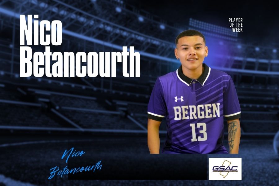 Bergen&rsquo;s Nico Betancourt Named GSAC Division III Men&rsquo;s Soccer Player of the Week